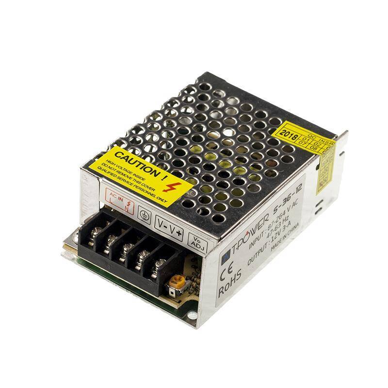 12V 3A Metal Kasa Güç Kaynağı - 1