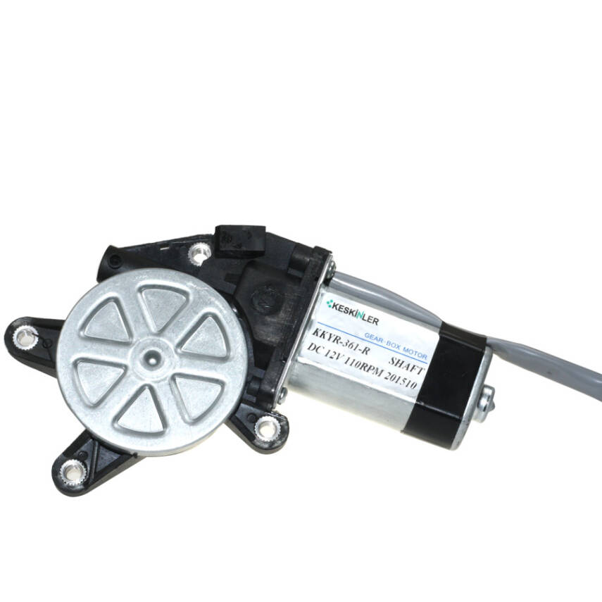 12V DC 110 RPM Shaft-Driven Right Window Lift Motor - 2