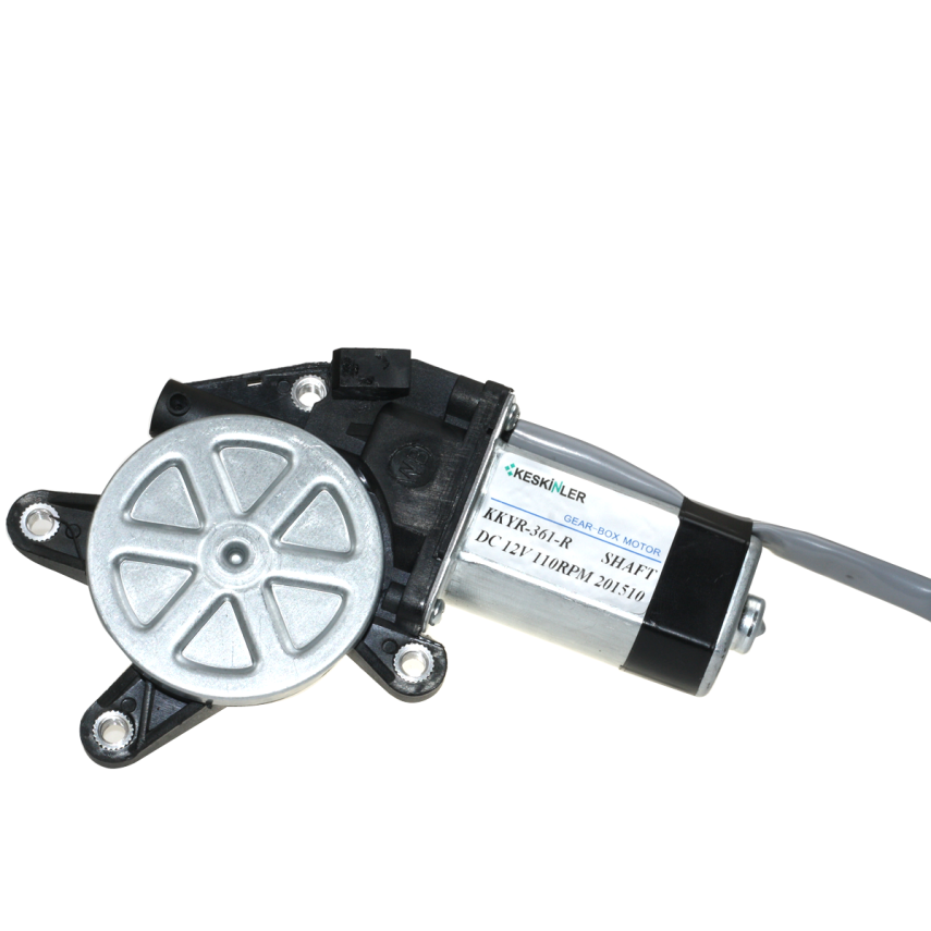 12V DC 110RPM Şaftlı Sağ Cam Kaldırma Motoru - 2