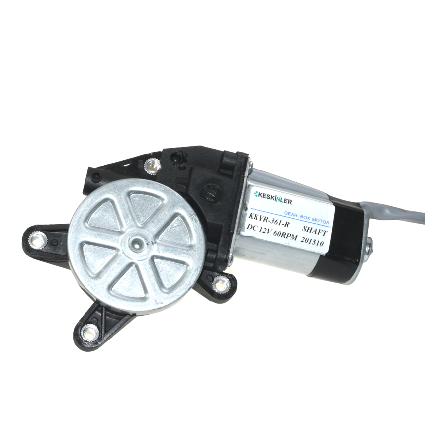 12V DC 60RPM Şaftlı Sağ Cam Kaldırma Motoru - 2