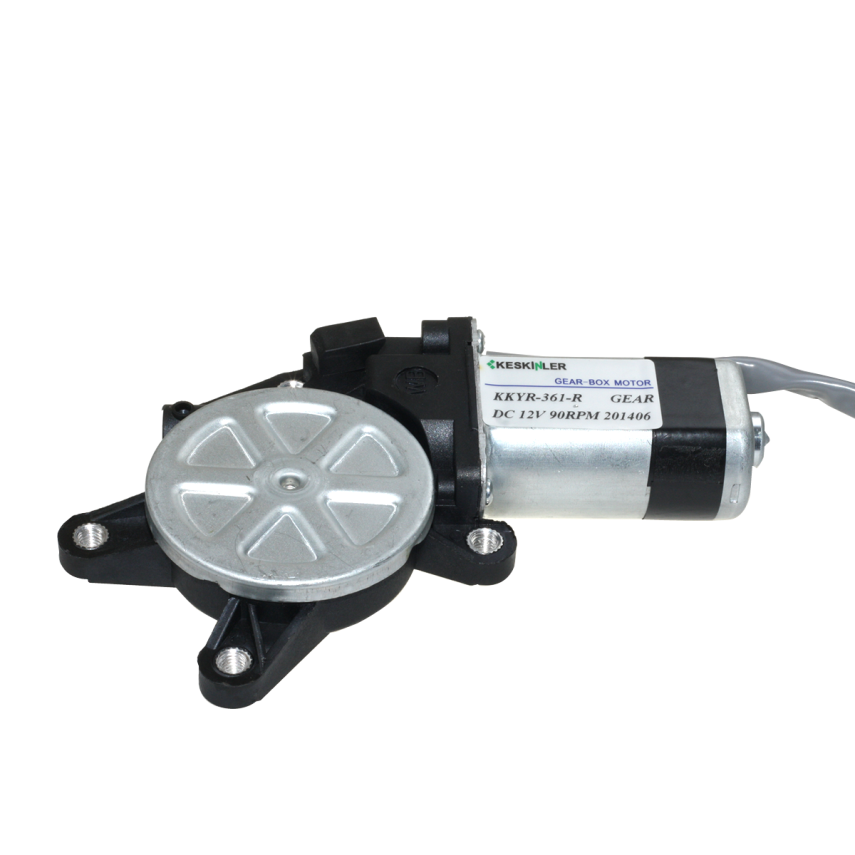 12V DC 90RPM Dişli Sağ Cam Kaldırma Motoru - 2