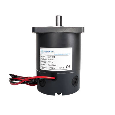 114ZYT 24V 500W 2800RPM DC Motor - REDÜKTÖRLÜ - 2