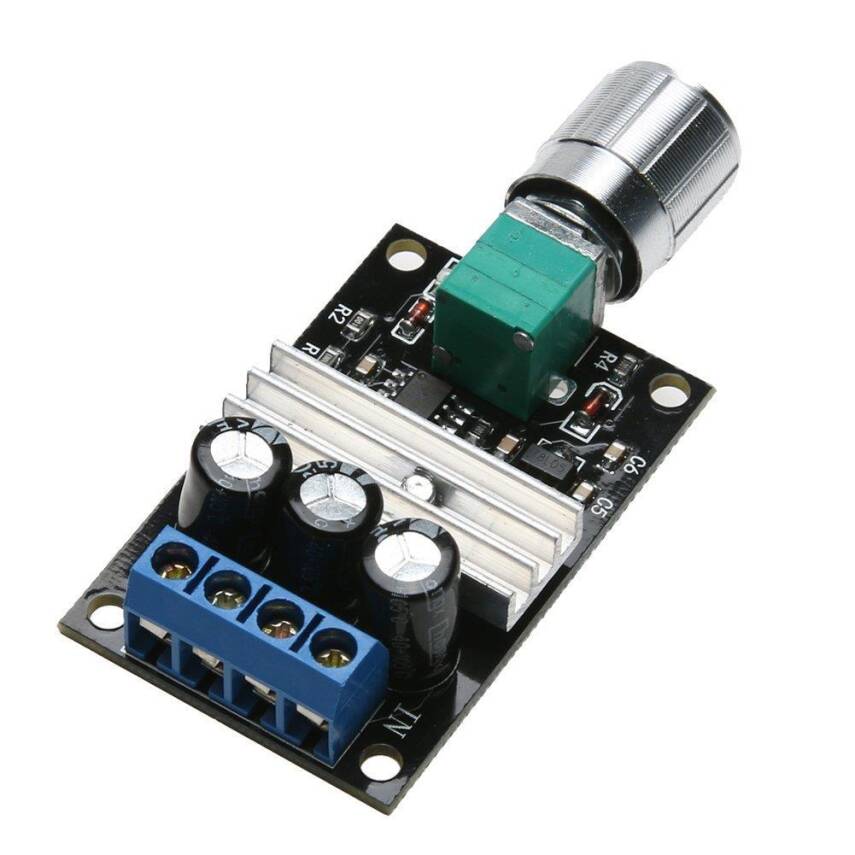 3A DC Motor Sürücü - PWM Hız Kontrol Modülü - 1
