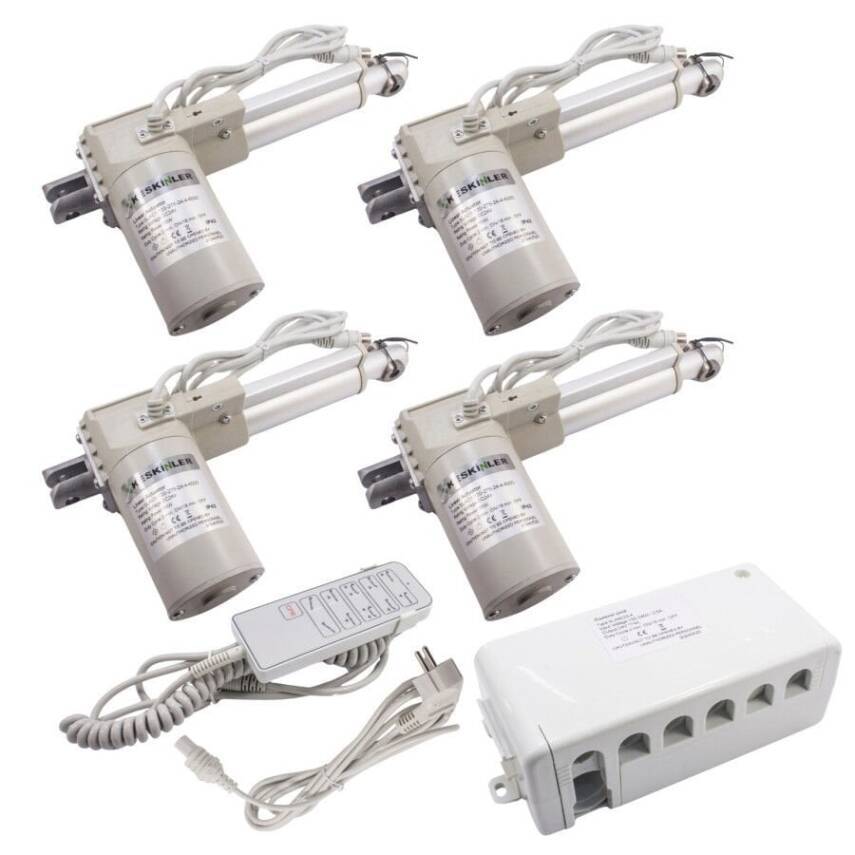 4 Motor Adjustable Bed / Chair Linear Actuator Kit - 1