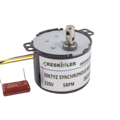 50-KTYZ 5RPM 6W AC Synchronous Motor - Keskinler