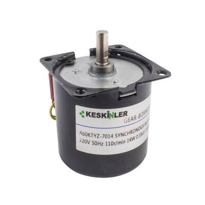 60-KTYZ 110 RPM 14W AC Senkron Motor - 1