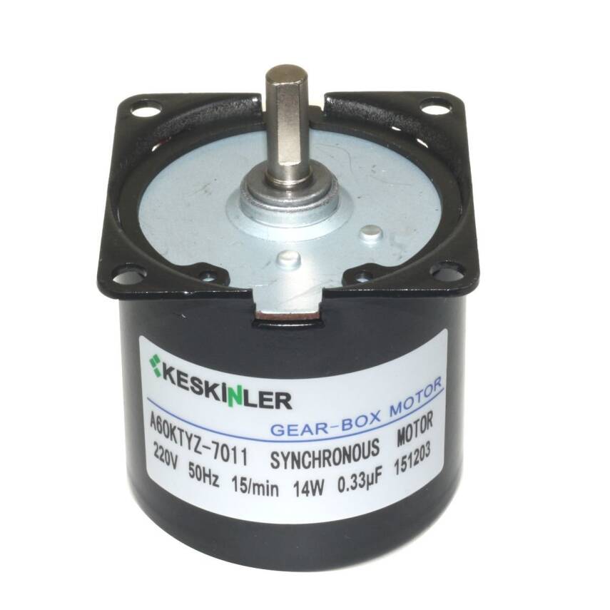 60-KTYZ 15 RPM 14W AC Senkron Motor - 1