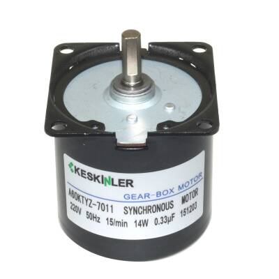 60-KTYZ 15 RPM 14W AC Synchronous Motor - Keskinler
