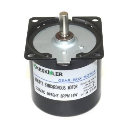 60-KTYZ 5 RPM 14W AC Synchronous Motor - Keskinler