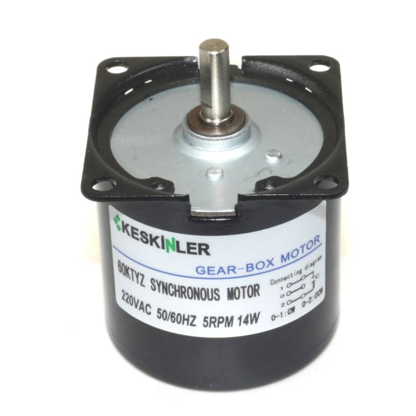 60-KTYZ 5 RPM 14W AC Synchronous Motor - 1