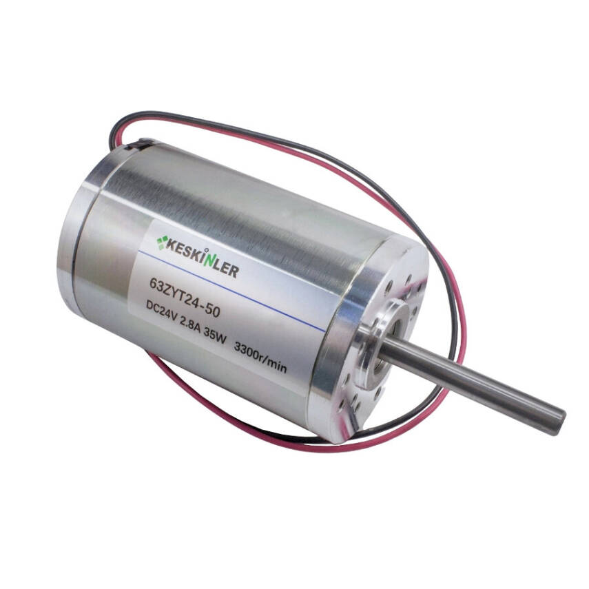 63ZYT24-50 24V 2.8A 35W 3300Rpm DC Motor - 2