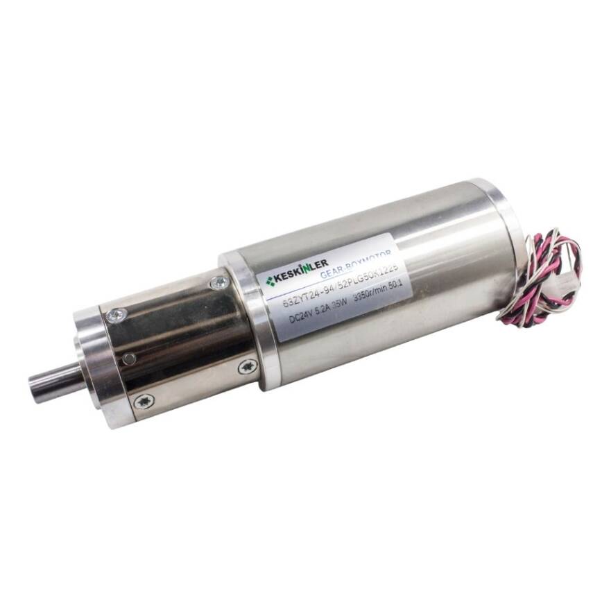 63ZYT24-94 24V 70RPM Planet Redüktörlü Termik Sigortalı Dc Motor - 1