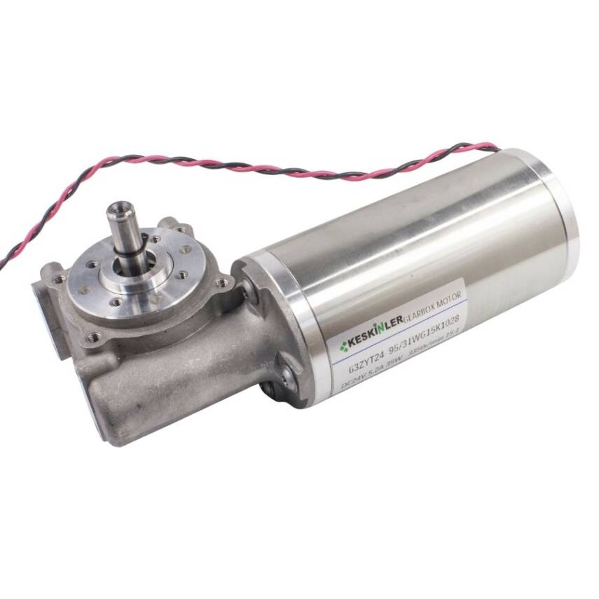 63ZYT24-95 24V 95W 225RPM Enkodersiz Otomatik Kapı Motoru - 1