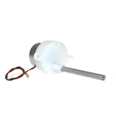 6V 10RPM Long Shaft Plastic Geared Motor - 1
