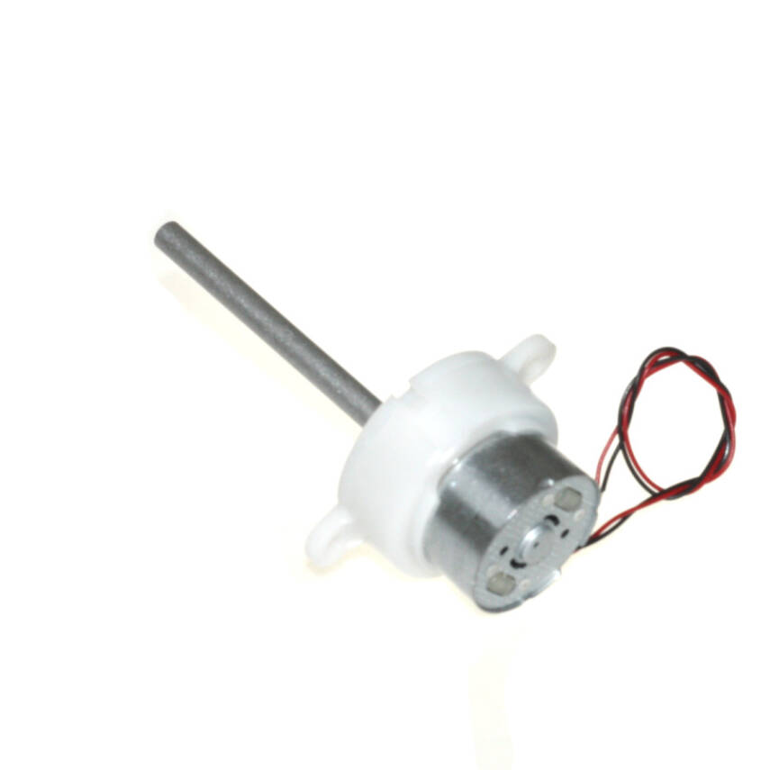 6V 10RPM Long Shaft Plastic Geared Motor - 2