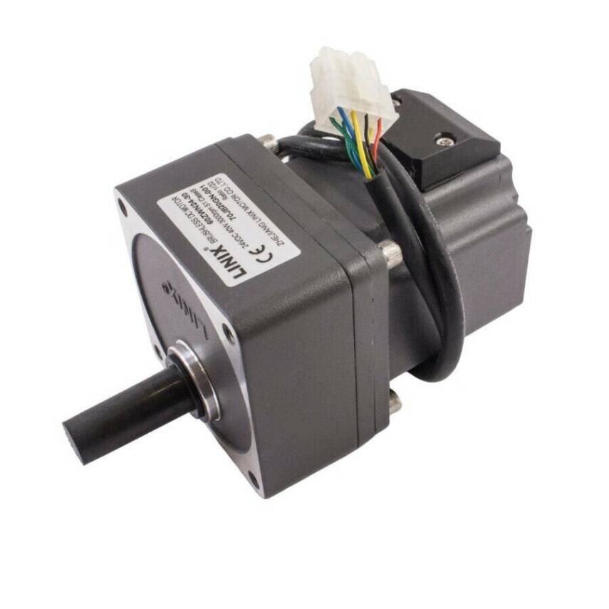 60ZWN24-30-F / 70JB20GN 24V 40W 150RPM Brushless DC Gear Motor - 1