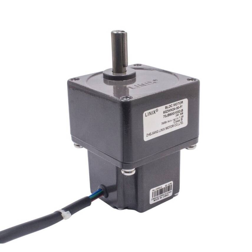 70JB60G1032 24V 30W 43RPM Geared Brushless DC Motor - 2