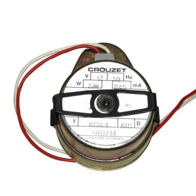 Crouzet 82344 AC 12V 50Hz 245mA 2.4W 60RPM Synchronous Motor - 1