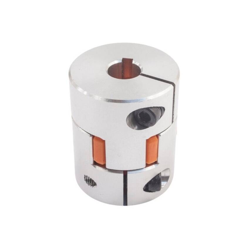 D40L50 Aluminum Shaft Coupling 12mm x 12mm - 1