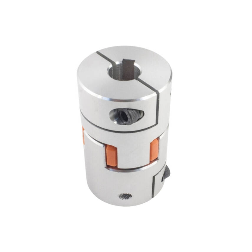 D40L66 Aluminum Flexible Coupling 15mm x 15mm - 1
