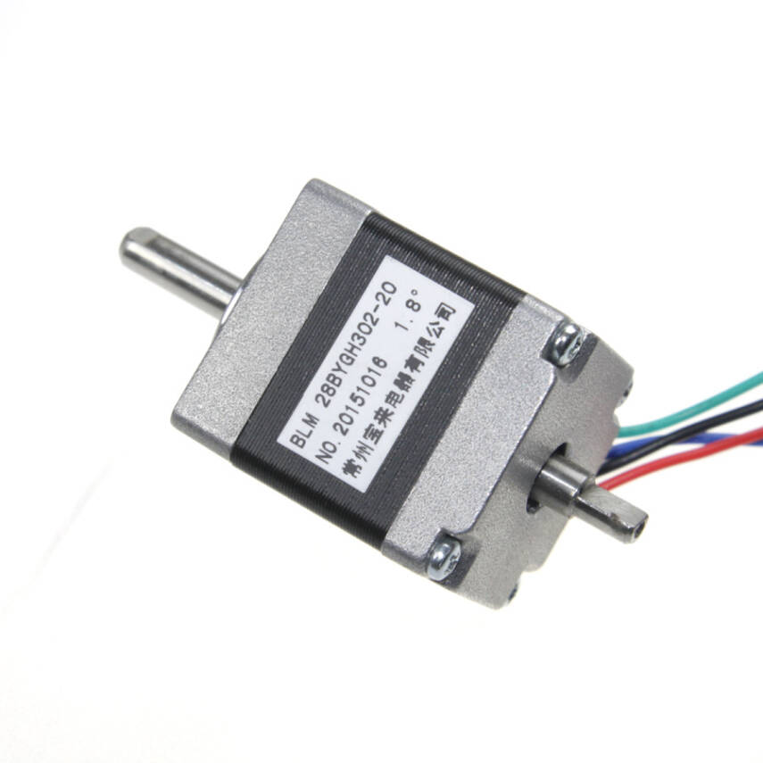 Small Double Shaft Stepper Motor - 1