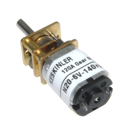 KGA-12 6V 140Rpm Redüktörlü Dc Motor - 1