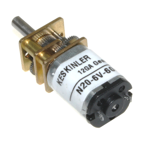KGA-12 6V 60Rpm Redüktörlü Dc Motor - 1