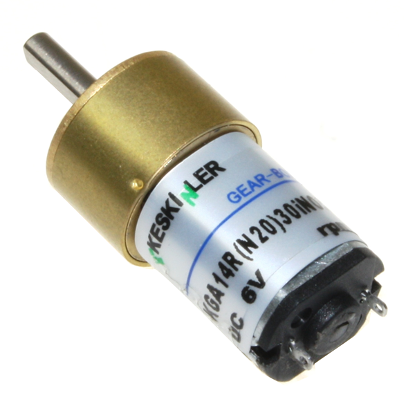KGA-14 6V 650Rpm Redüktörlü Dc Motor - 1