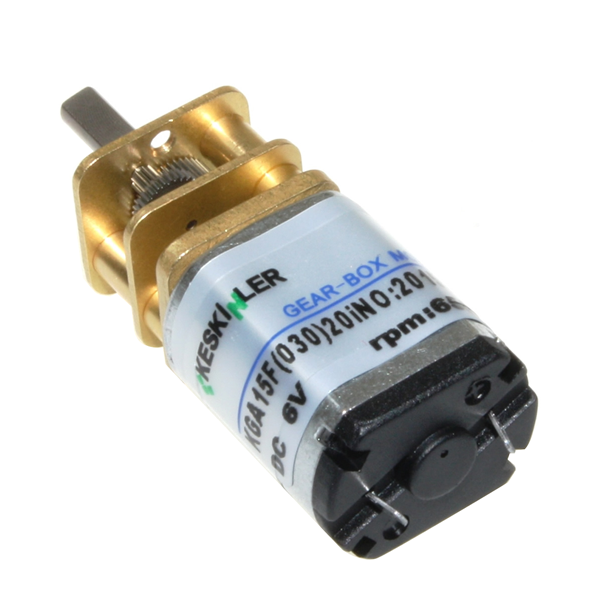 KGA-15 6V 400Rpm Redüktörlü Dc Motor - 1