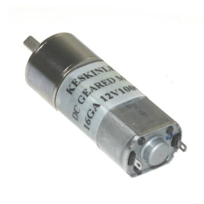 KGA-16 12V 1000RPM DC Gear Motor - Keskinler