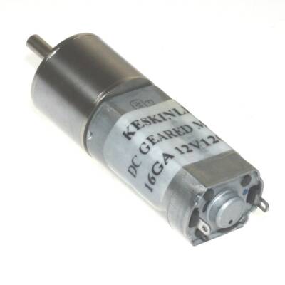 KGA-16 12V 120Rpm Geared DC Motor - Keskinler