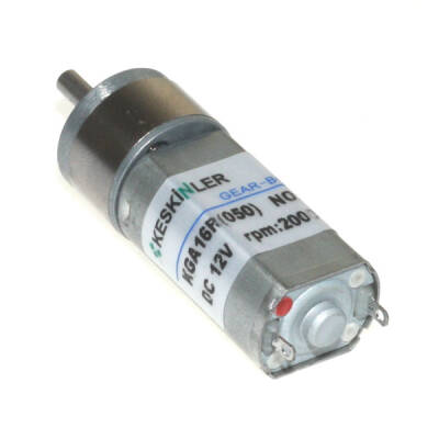 KGA-16 12V 2000RPM DC Gear Motor - Keskinler