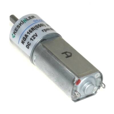 KGA-16 12V 60RPM DC Gear Motor - Keskinler