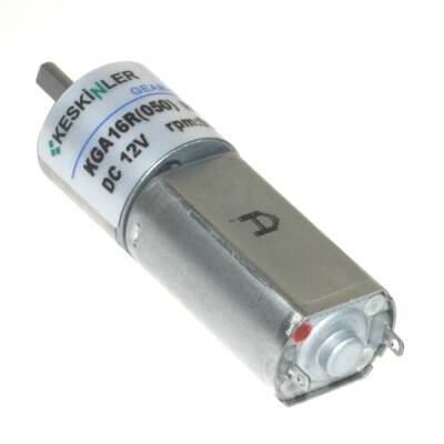 KGA-16 12V 90RPM DC Gear Motor - Keskinler