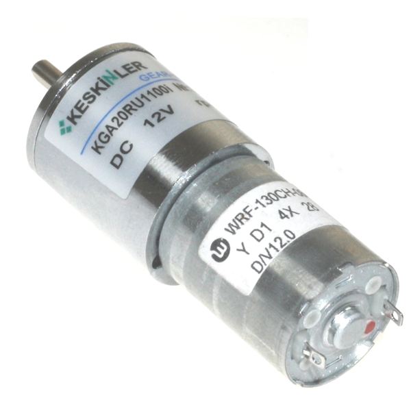 KGA-20 12V 5 Rpm Redüktörlü Dc Motor - 1
