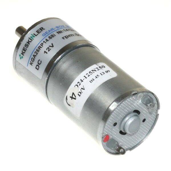 KGA-25 12V 120 Rpm Geared DC Motor - 2