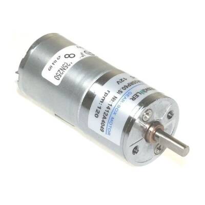KGA-25 12V 120Rpm Redüktörlü Dc Motor - 2