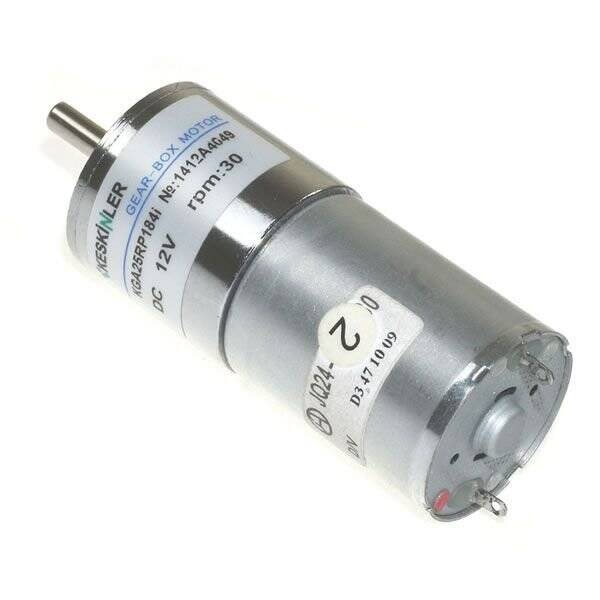KGA-25 12V 30Rpm Redüktörlü Dc Motor - 1