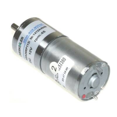 KGA-25 12V 45Rpm Redüktörlü Dc Motor - 1