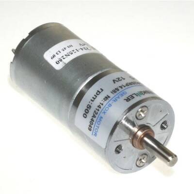 KGA-25 12V 7.5 Rpm Geared DC Motor - Keskinler