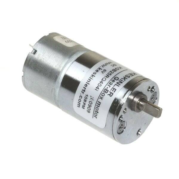 KGA-25 6V 10RPM Geared Eccentric DC Motor - 2