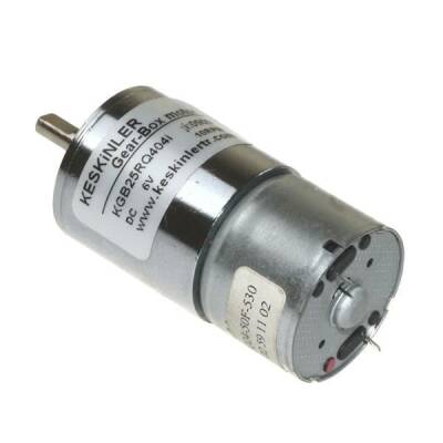 KGA-25 6V 10RPM Geared Eccentric DC Motor - Keskinler