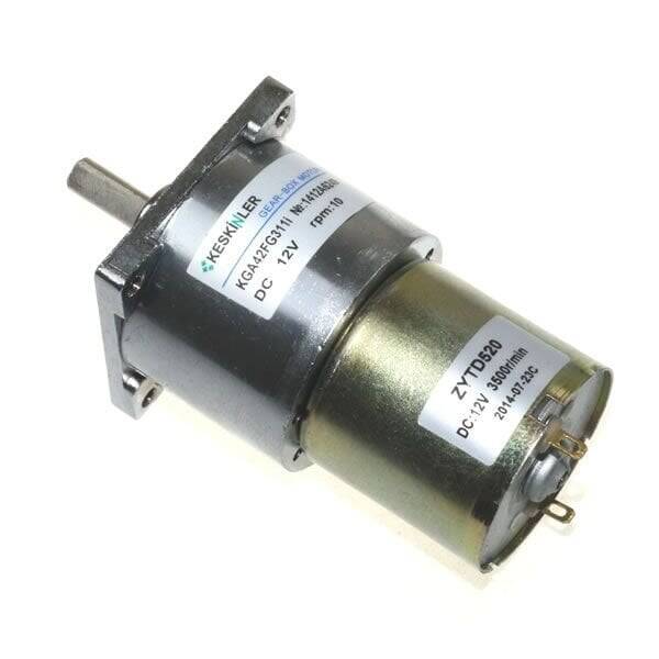 KGA-42 12V 11Rpm/520 Redüktörlü Dc Motor - 1