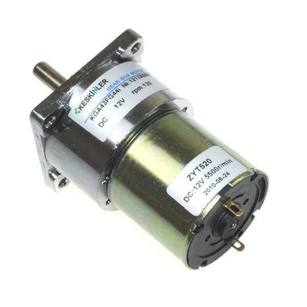 KGA-42 12V 125Rpm/520 Redüktörlü Dc Motor - 1