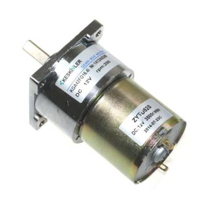 KGA-42 12V 210Rpm/520 Redüktörlü Dc Motor - 1