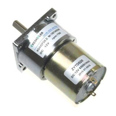 KGA-42 12V 790RPM 520 DC Gear Motor - 1