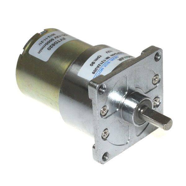 KGA-42 12V 90RPM 520 DC Gear Motor - 2