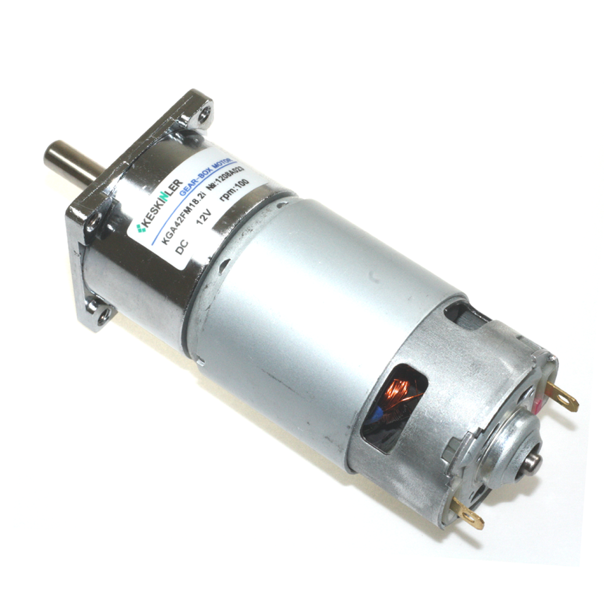 KGA-42 12V 90Rpm/555 Redüktörlü Dc Motor - 1