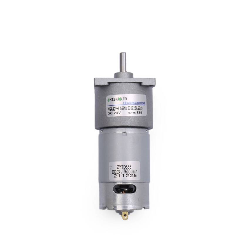 KGA-42FH 24V 125rpm Redüktörlü Dc Motor - 1
