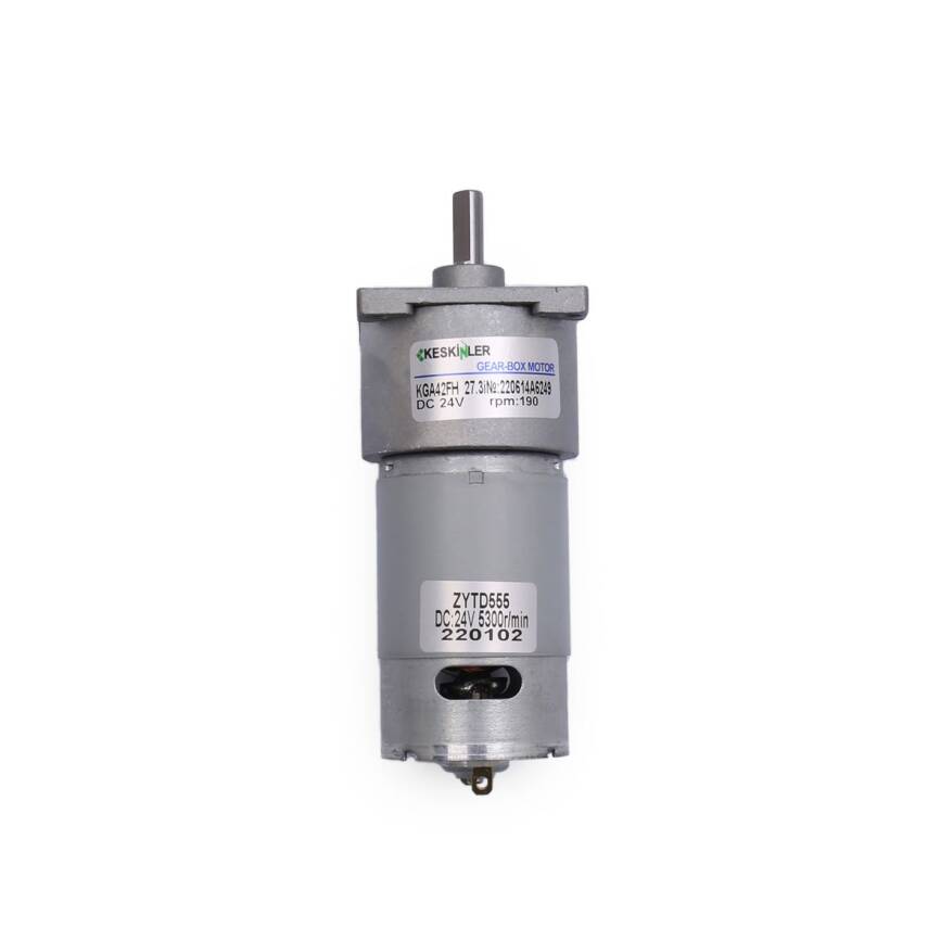 KGA-42FH 24V 190rpm Redüktörlü Dc Motor - 1